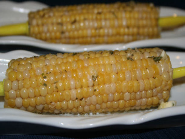 Corn on the Cob with Garlic Herb Butter