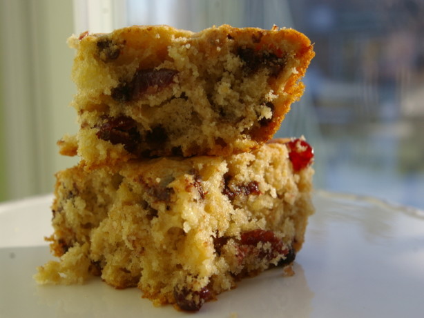 Chocolate, Cranberry & Oat Bars