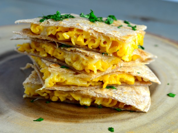 Mac & Cheese Quesadillas