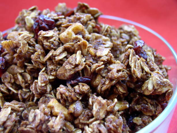 Cranberry-Maple Walnut Granola