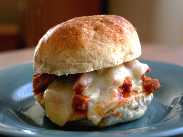 Slow-Cooker Sausage Sandwiches