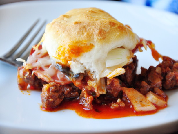 Upside-Down Pizza Casserole