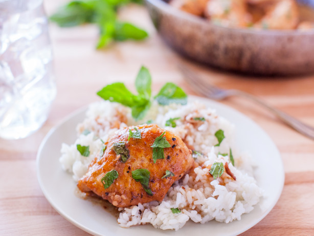 Chicken with Blood Orange Sauce