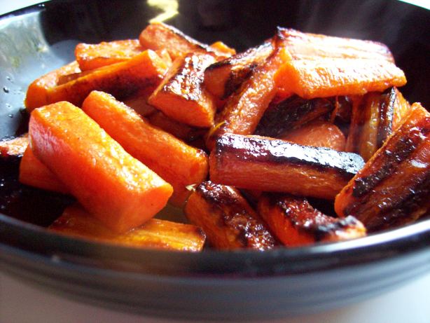 Roasted Carrots With Lemon Dressing