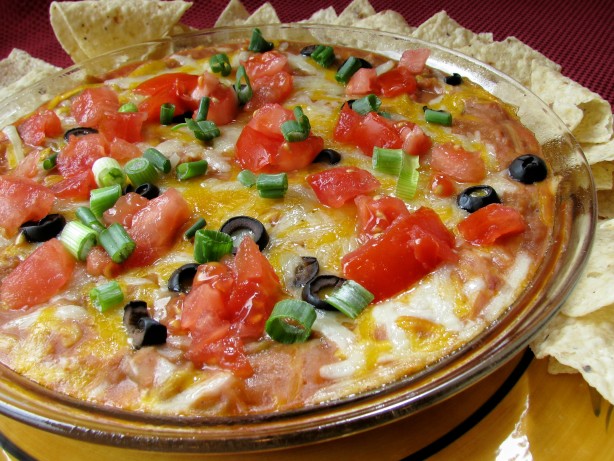 Mexican Mess Bean Dip