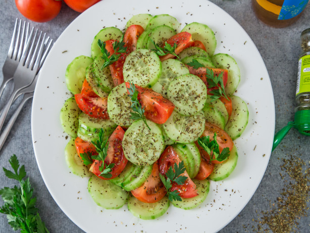 Tomato & Cucumber Salad