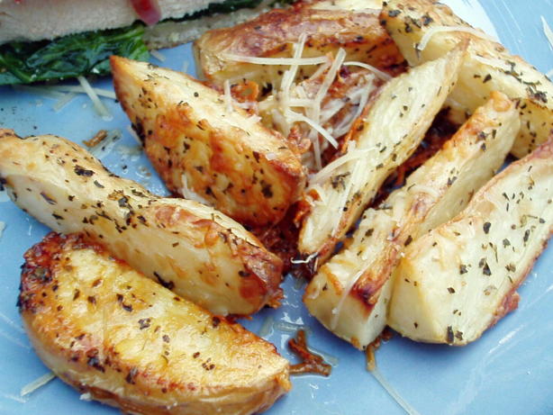 Baked Italian Potato Wedges