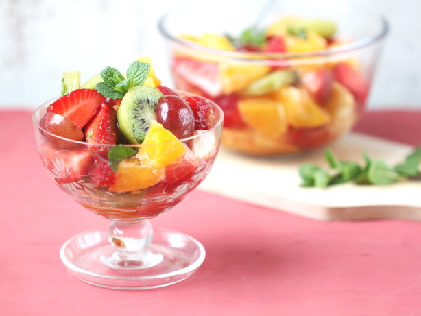 Orange, Strawberry & Kiwi Salad