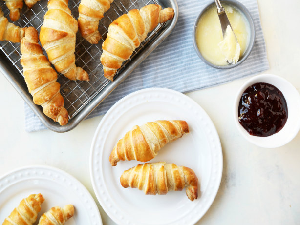 Buttery French Croissants