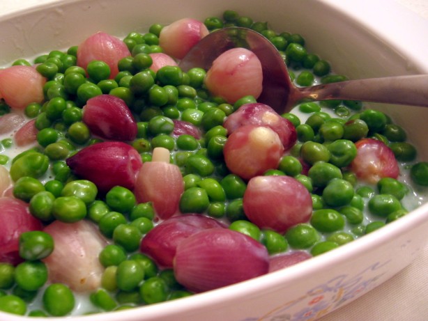 Creamed Peas & Onions