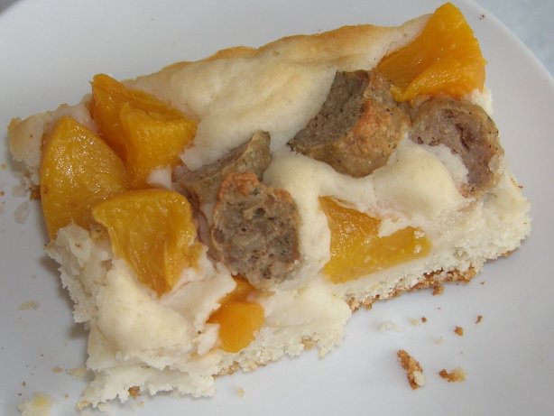 Sausage & Peach Breakfast Casserole