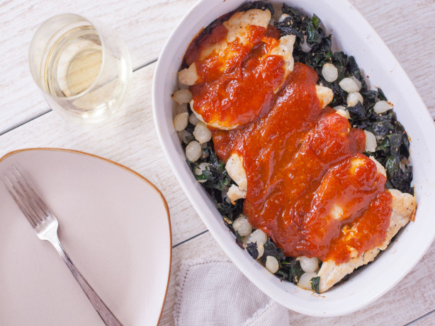 Swiss Chard & Turkey Au Gratin