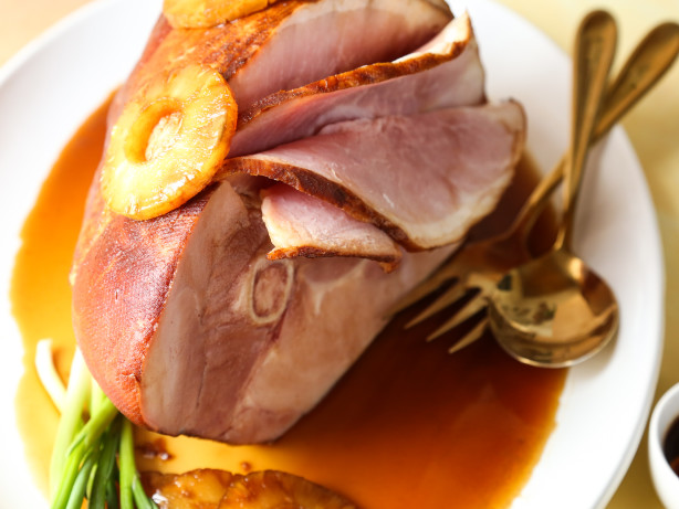 Ham with Pineapple-Honey Glaze