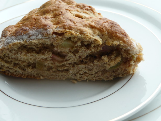 Rhubarb Scones