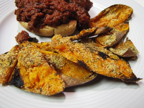 Parmesan-Roasted Sweet Potato Skins