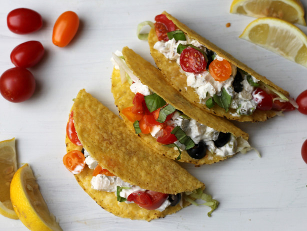 Greek-Style Chicken Tacos