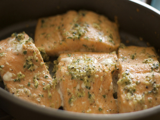 Creamy Parmesan Salmon Fillet