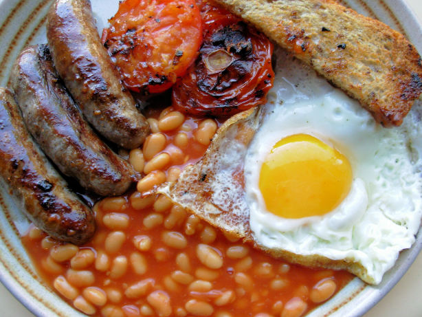 British Bangers & Baked Bean Brunch