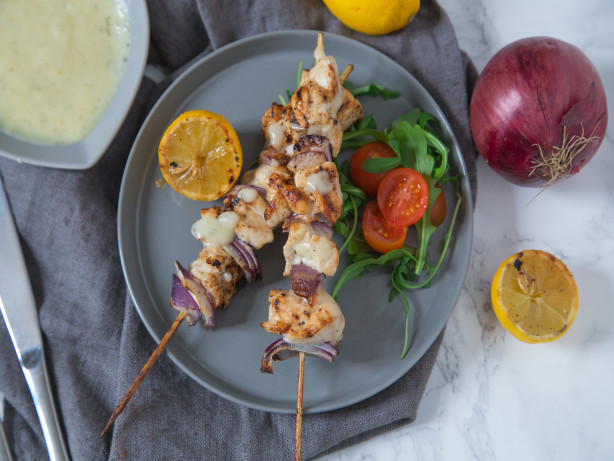 Grilled Greek Chicken Kabobs