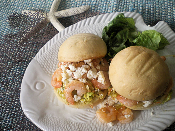Buffalo Shrimp Sliders