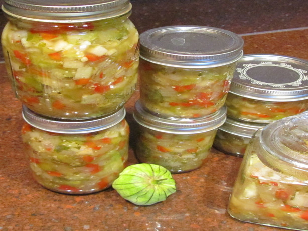 Tomatillo Or Green Tomato Apple Salsa Recipe - Food.com