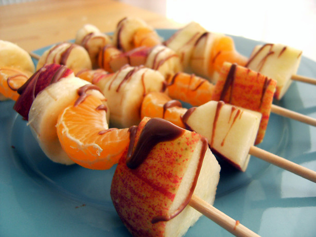 Chocolate Fruit Kebabs