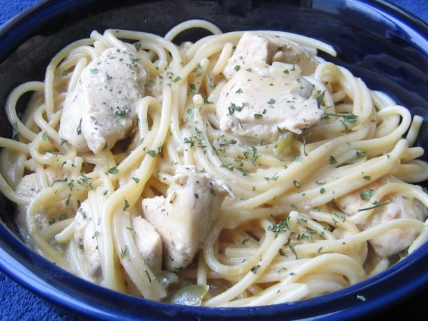 Creamy Chicken & Artichoke Pasta