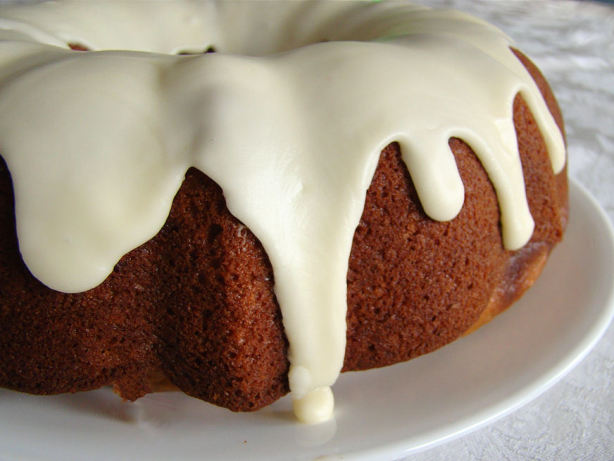 Orange Graham Cracker Bundt Cake