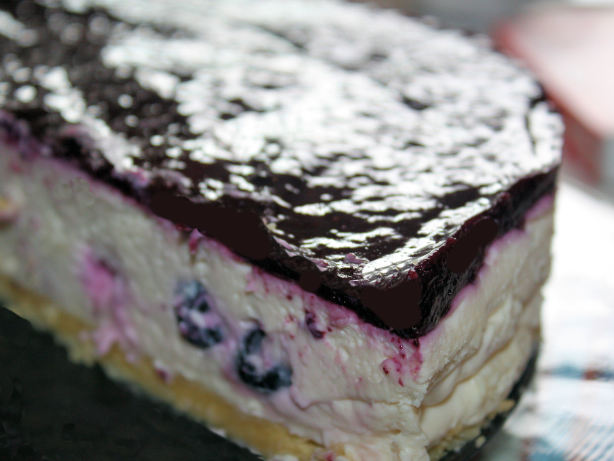 No-Bake Blueberry Cheesecake