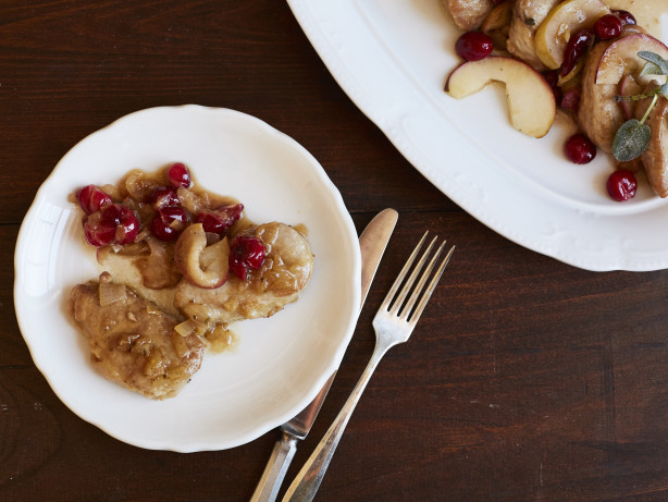 Pork with Cranberries & Apples