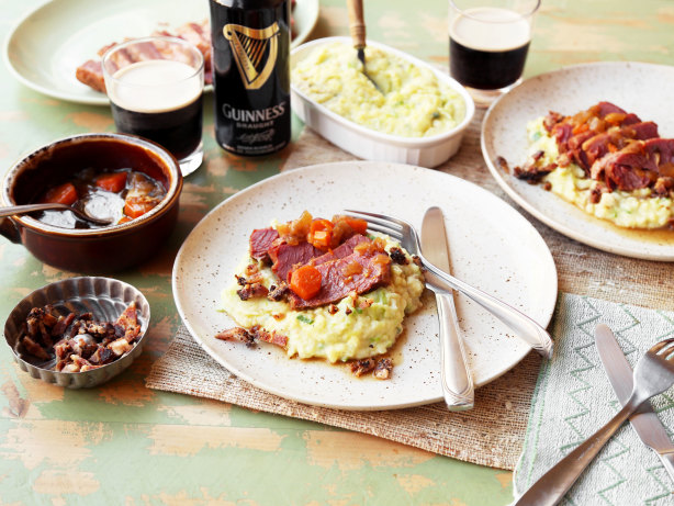 Colcannon with Corned Beef Brisket