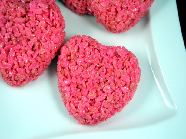 Heart-Shaped Krispy Treats