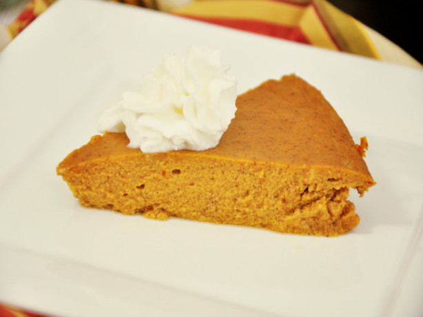 Crustless Pumpkin Pie