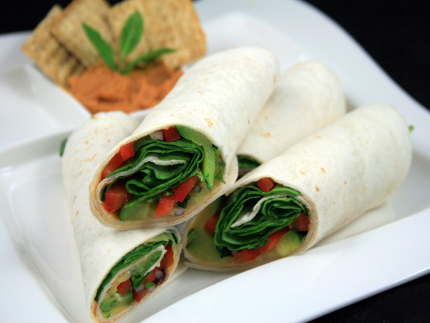 Hummus & Veggie Wraps
