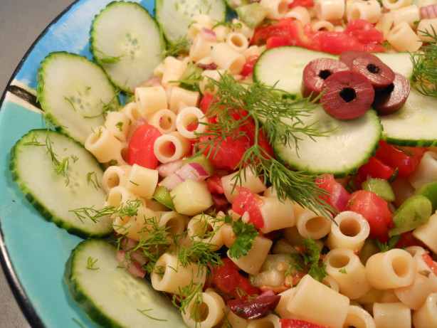 Twist: Gazpacho Macaroni Salad