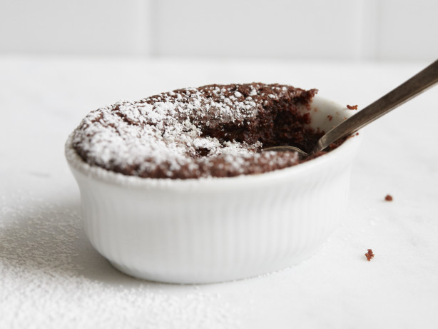 Peanut Butter Chocolate Cake for One