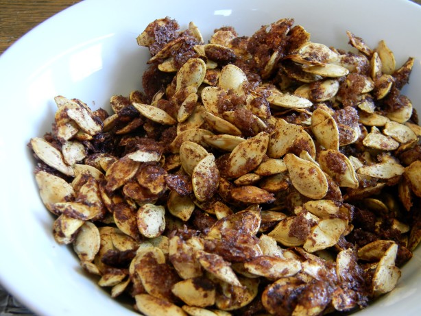 Cinnamon-Sugar Pumpkin Seeds