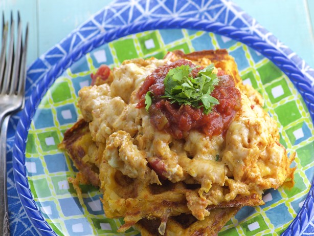 Huevos Rancheros Potato Waffles