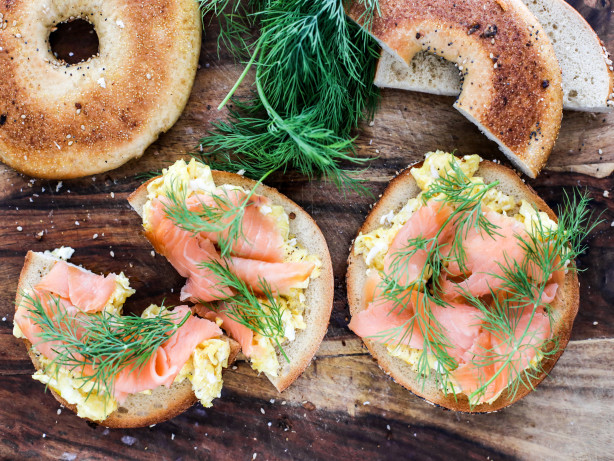 Open-Face Scandinavian Sandwich