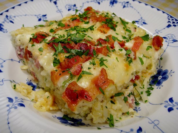 Meat Lover's Hashbrown Casserole