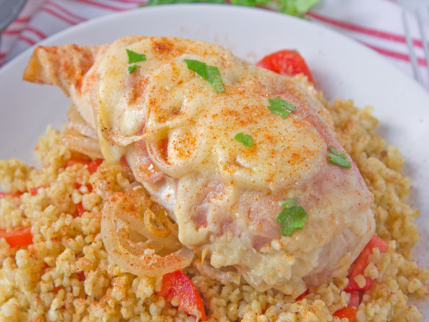 Cheddar Cheese Bacon-Wrapped Chicken