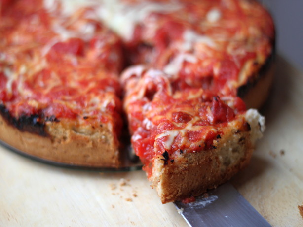 Deep-Dish Sausage Pizza