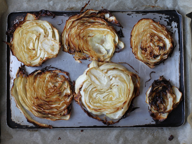 Garlic Roasted Cabbage