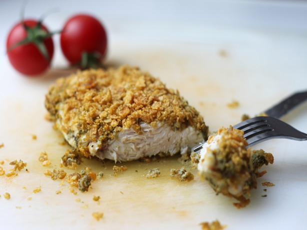 Pesto "Fried" Chicken