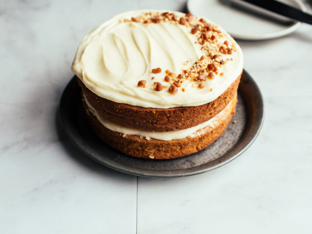 Almond-Sour Cream White Cake