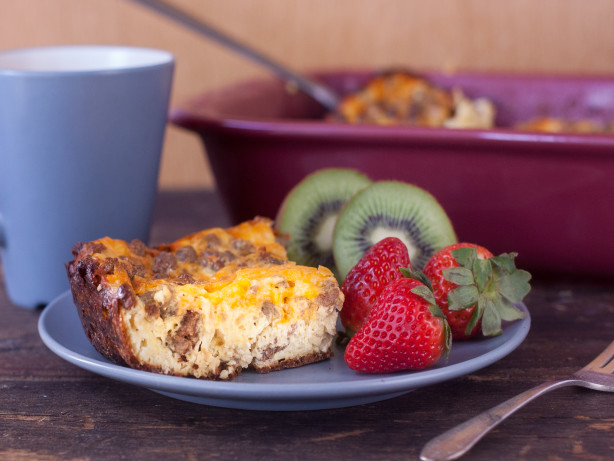 Cheese & Sausage Breakfast Casserole