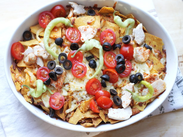 Easy Chicken Nachos