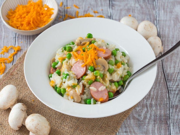 Quick Sausage & Rice Skillet