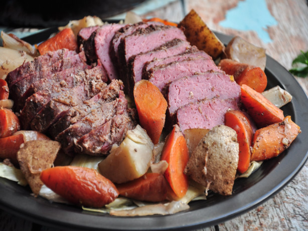 Corned Beef & Cabbage with Dark Beer