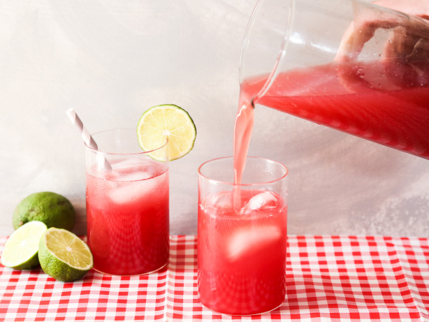 Raspberry & Lime Iced Tea
